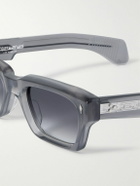 Jacques Marie Mage - Ashcroft Rectangular-Frame Acetate and Silver-Tone Sunglasses