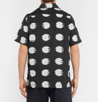 visvim - Camp-Collar Printed Silk and Cotton-Blend Shirt - Men - Black