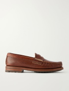 Yuketen - Rob Full-Grain Leather Penny Loafers - Brown