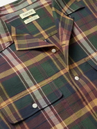 DE BONNE FACTURE - Camp-Collar Checked Cotton Shirt - Multi