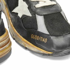 Golden Goose Men's Running Dad Sneakers in Black/Silver/Ice