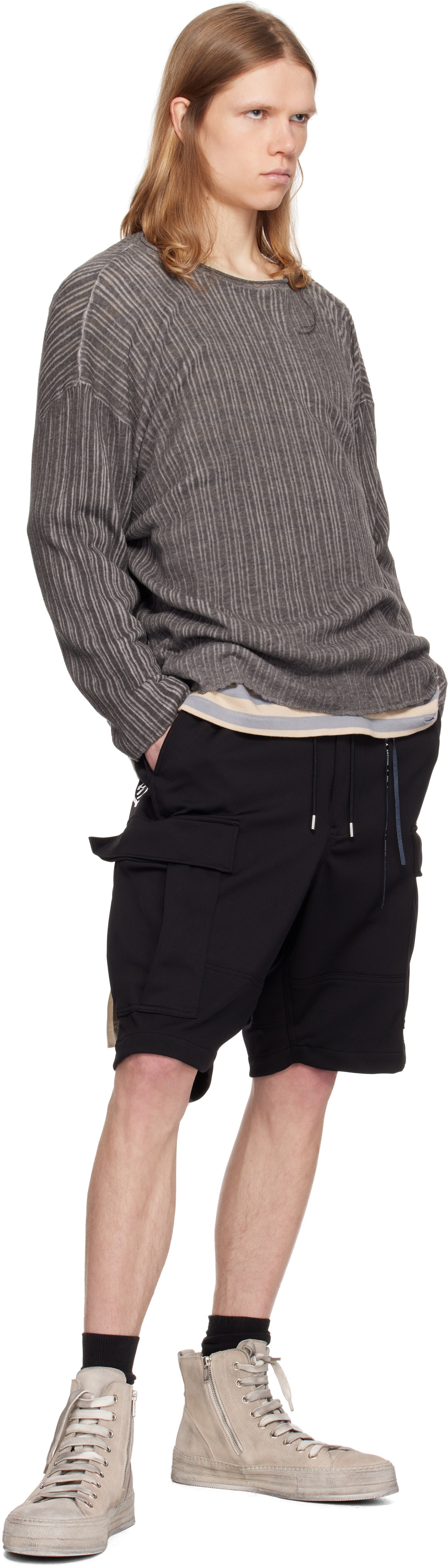 MASTERMIND WORLD Black MW High Density Cargo Shorts