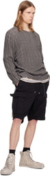 MASTERMIND WORLD Black MW High Density Cargo Shorts