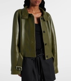 Loewe Anagram leather jacket