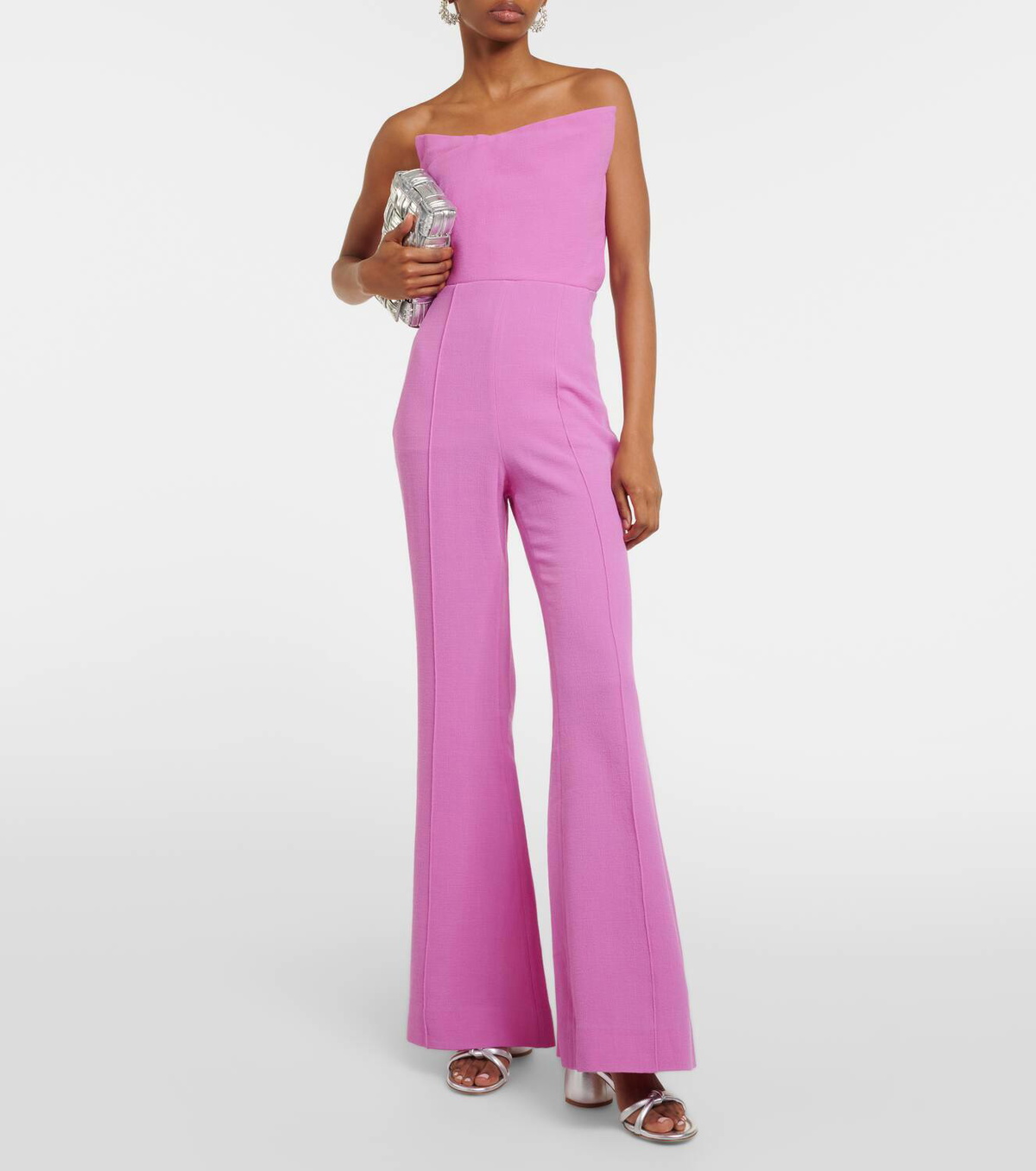 Roland Mouret Asymmetric wool jumpsuit