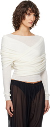Paloma Wool Off-White Elio Sweater