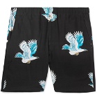Flagstuff - Printed Woven Shorts - Men - Black