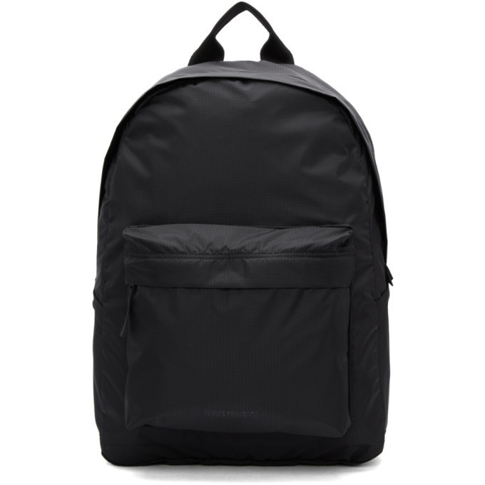 Norse Projects Black Nylon Day Pack Backpack Norse Projects