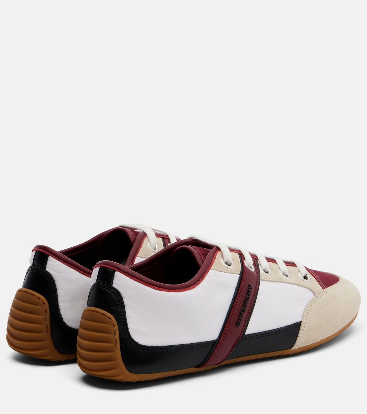Givenchy Slim suede-trimmed sneakers