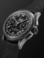 Carl F. Bucherer - Heritage BiCompax Annual Automatic 41mm Stainless Steel and Rubber Watch, Ref. No. 00.10803.12.32.01