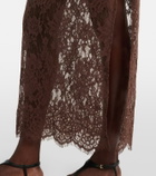 Bananhot Millie cotton and silk lace maxi dress