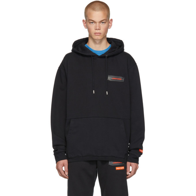 Photo: Heron Preston Black Uniform Hoodie