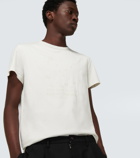 Maison Margiela - Embroidered cotton jersey T-shirt