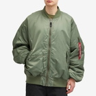 MASTERMIND WORLD Men's x Alpha Industries MA-1 Jacket in Olive