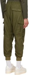 Y-3 Khaki Uniform Cuffed Cargo Pants