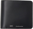 AMI Paris Black Logo Wallet