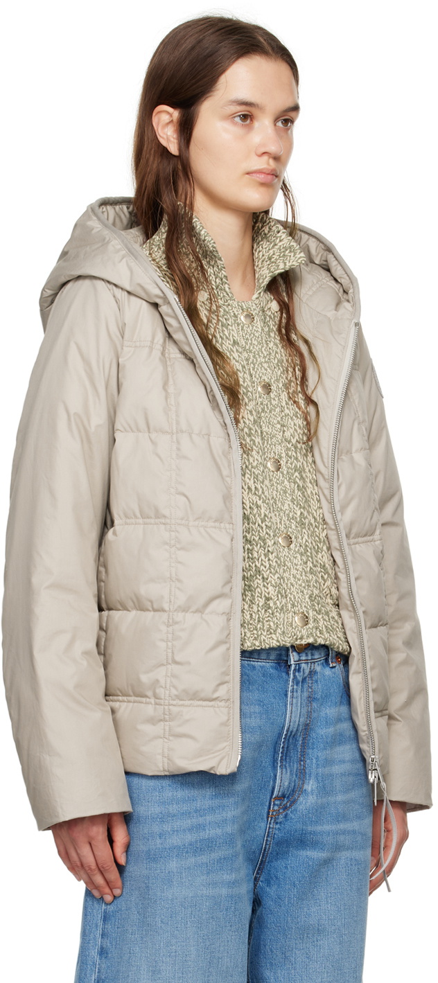 Canada Goose Beige Nylon Full-Length Jacket
