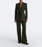 Gabriela Hearst Norman virgin wool wide-leg pants