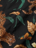 Desmond & Dempsey - Soleia Camp-Collar Printed Cotton-Poplin Pyjama Set - Black