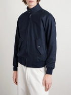 Baracuta - G9 Melton Virgin Wool-Blend Harrington Jacket - Blue