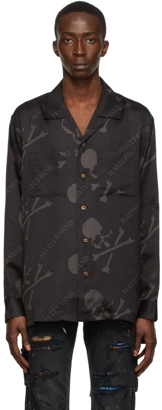 Photo: mastermind WORLD Black Silk Shirt