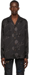 mastermind WORLD Black Silk Shirt