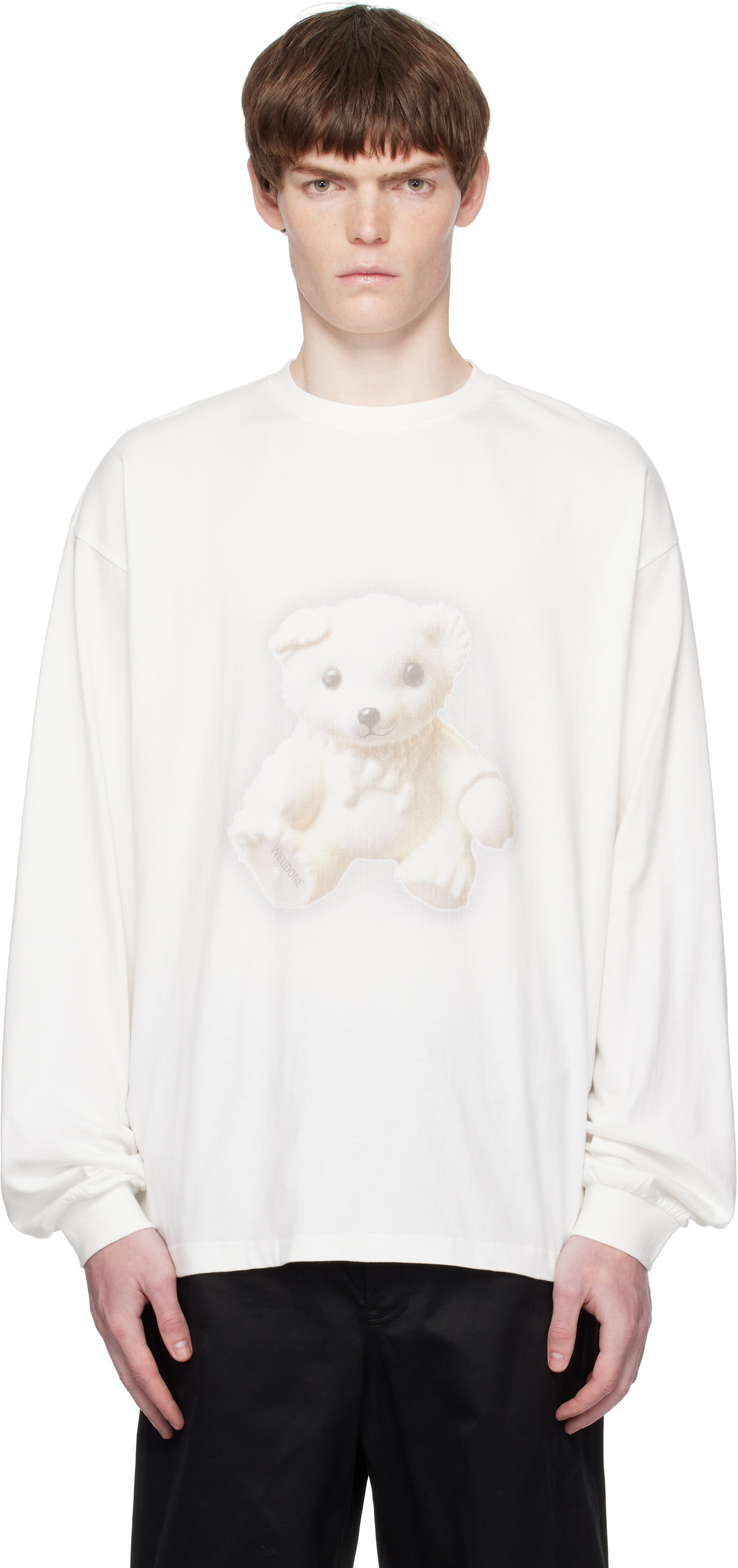 We11done White Monster T-Shirt We11done