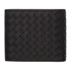 Bottega Veneta Black Intrecciato Bifold Wallet