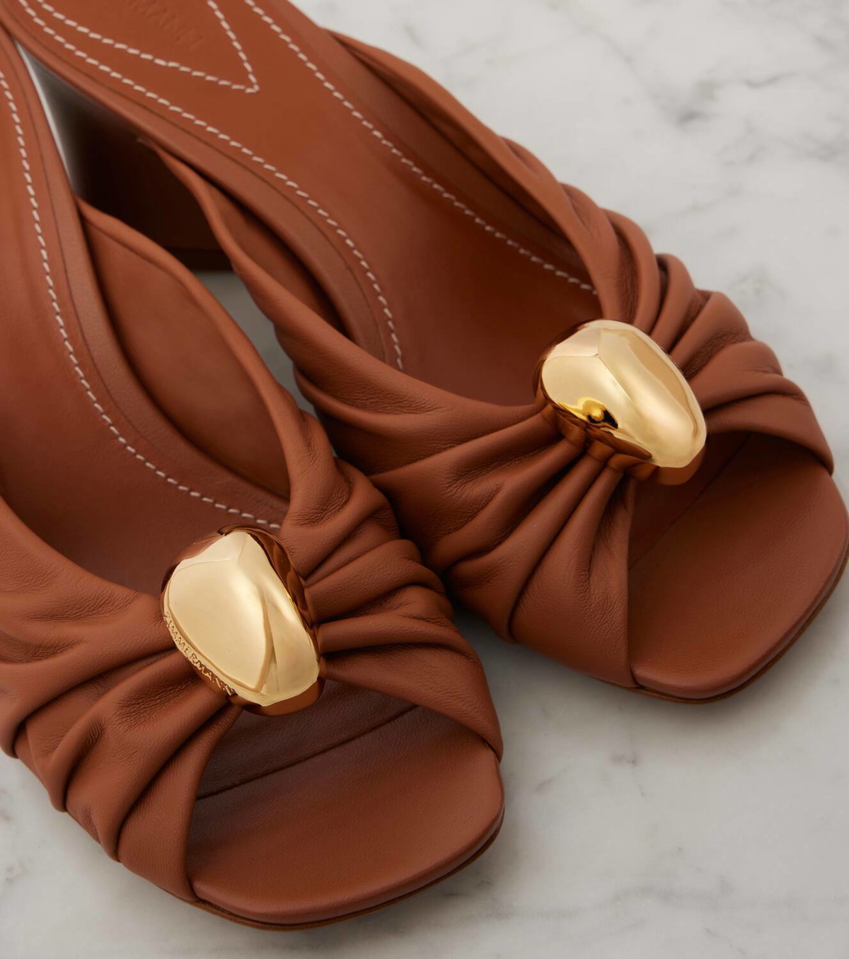 Zimmermann Gleam 65 leather mules Zimmermann