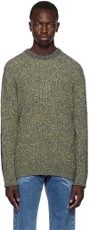 PS by Paul Smith Yellow & Purple Marled Sweater
