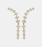 Melissa Kaye Aria Dagger Mini 18kt gold earrings with diamonds