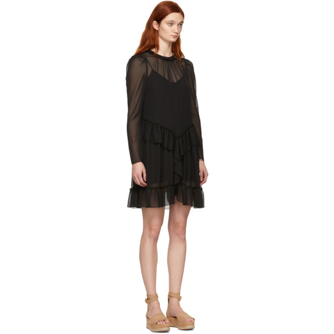 See by shop chloe ruffle dress