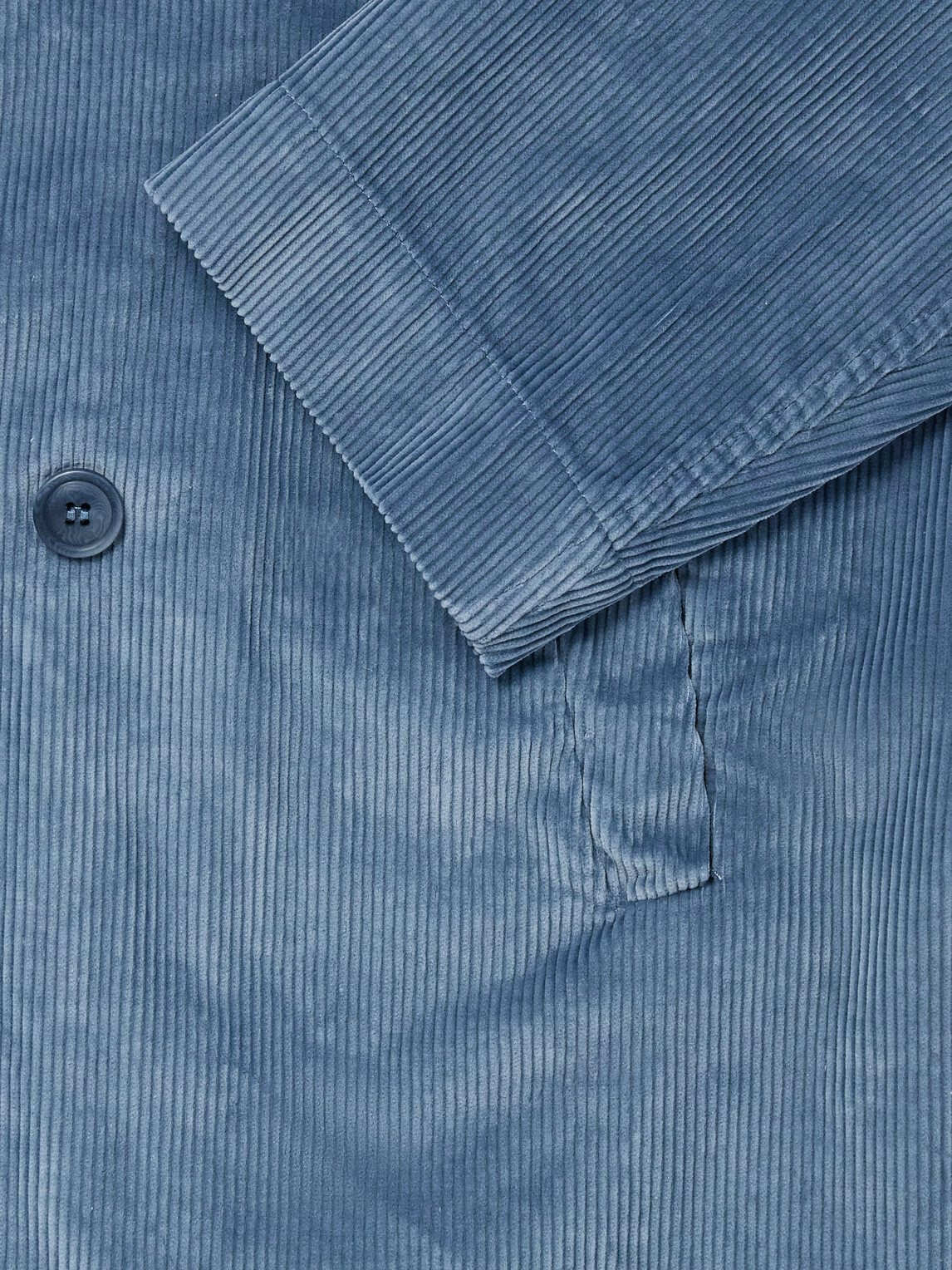 Casey Casey - Double-Breasted Cotton-Corduroy Blazer - Blue