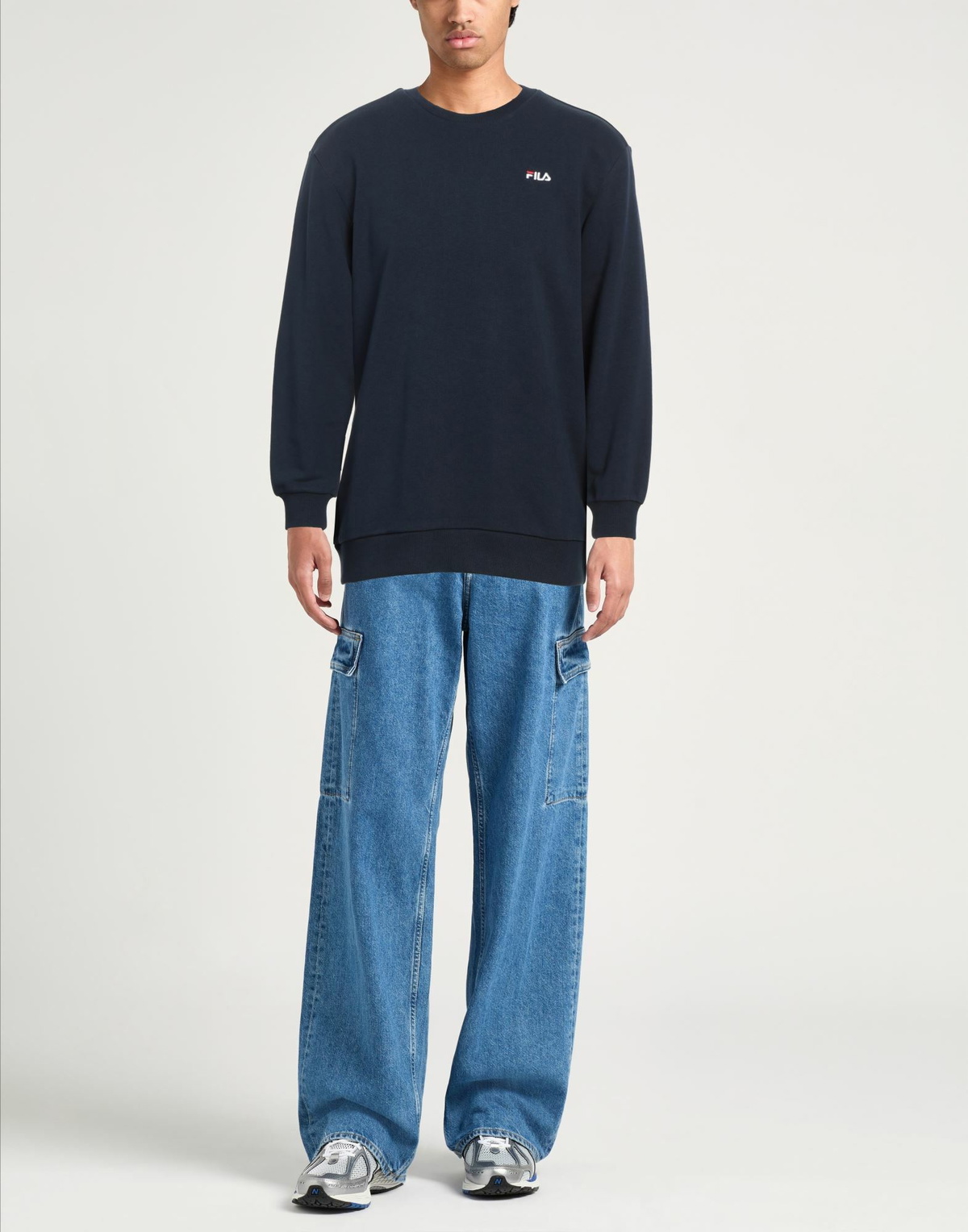 Fila Mens Sweatshirt in Navy