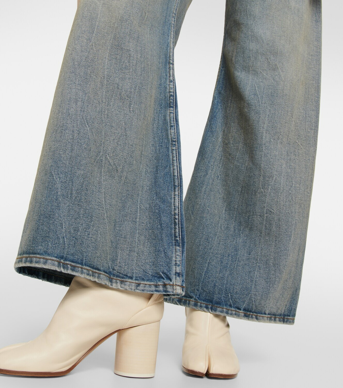 MM6 Maison Margiela - High-rise wide-leg jeans