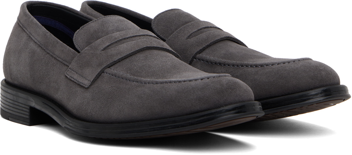 NEW in Box $295 Paul Smith Suede Pierce Loafers Grey 13 US Paul Smith Gray Dress Shoes for Men for sale | eBay main image 3