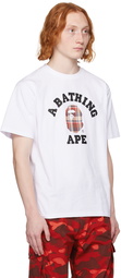 BAPE White Check College T-Shirt