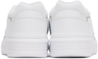 Lacoste White Lineshot Signature Heel Sneakers