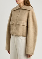 Clea Alto Wool-blend Jacket Beige