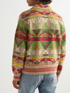 RRL - Intarsia Wool and Cashmere-Blend Cardigan - Multi