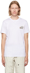 Moncler White Logo T-Shirt