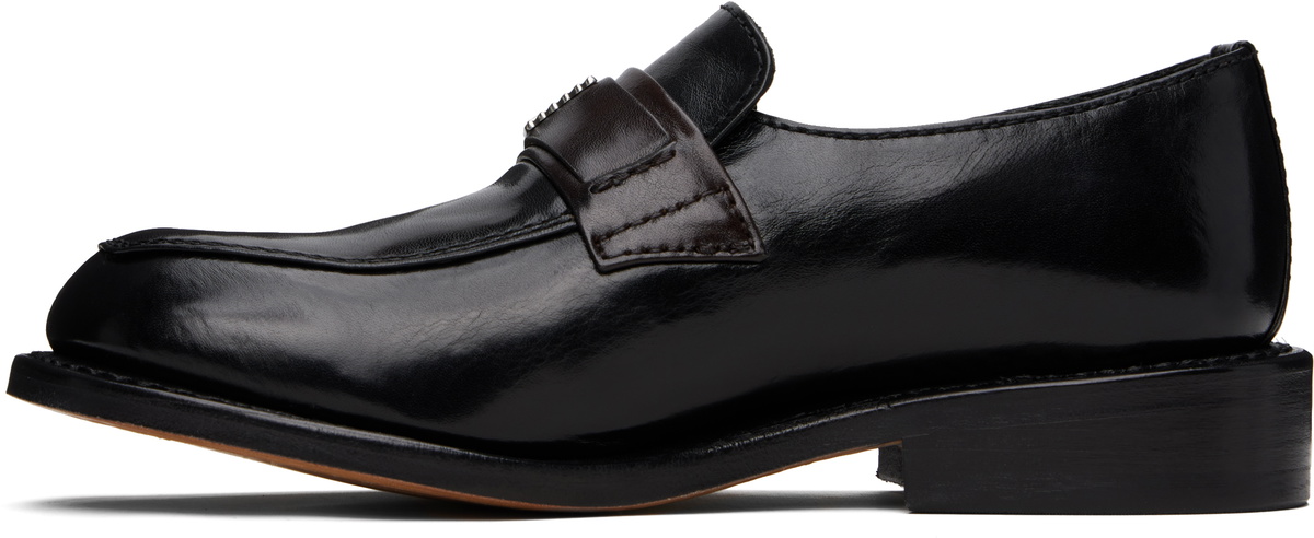 靴 emporio armani dress shoes our legacy OUR LEGACY WORK SHOP Emporio Armani Black Sentiero Loafers