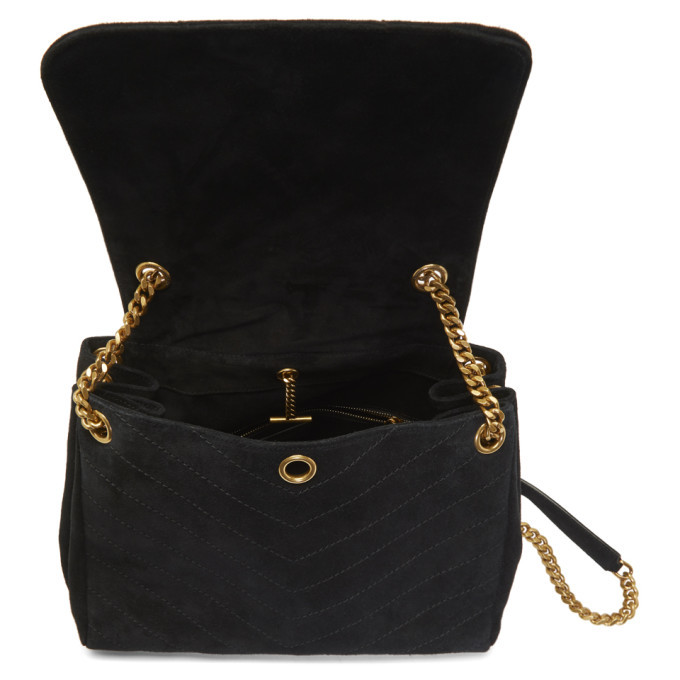 Saint Laurent Black Suede Medium Nolita Bag Saint Laurent