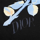 Dior Long Sleeve Alexander Foxton Flower Print Tee