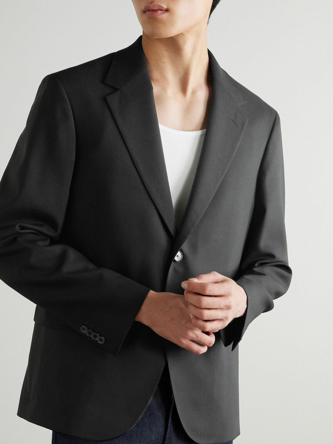 Mr P. - Oversized Virgin Wool Blazer - Black