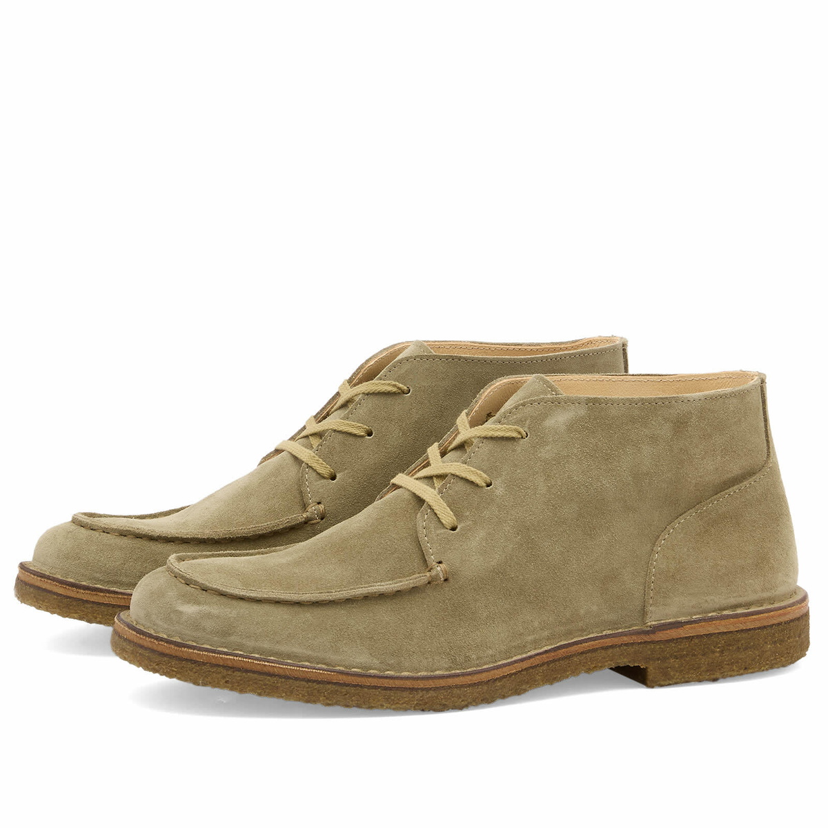 Astorflex Men's Deukeflex Suede Boots in Stone