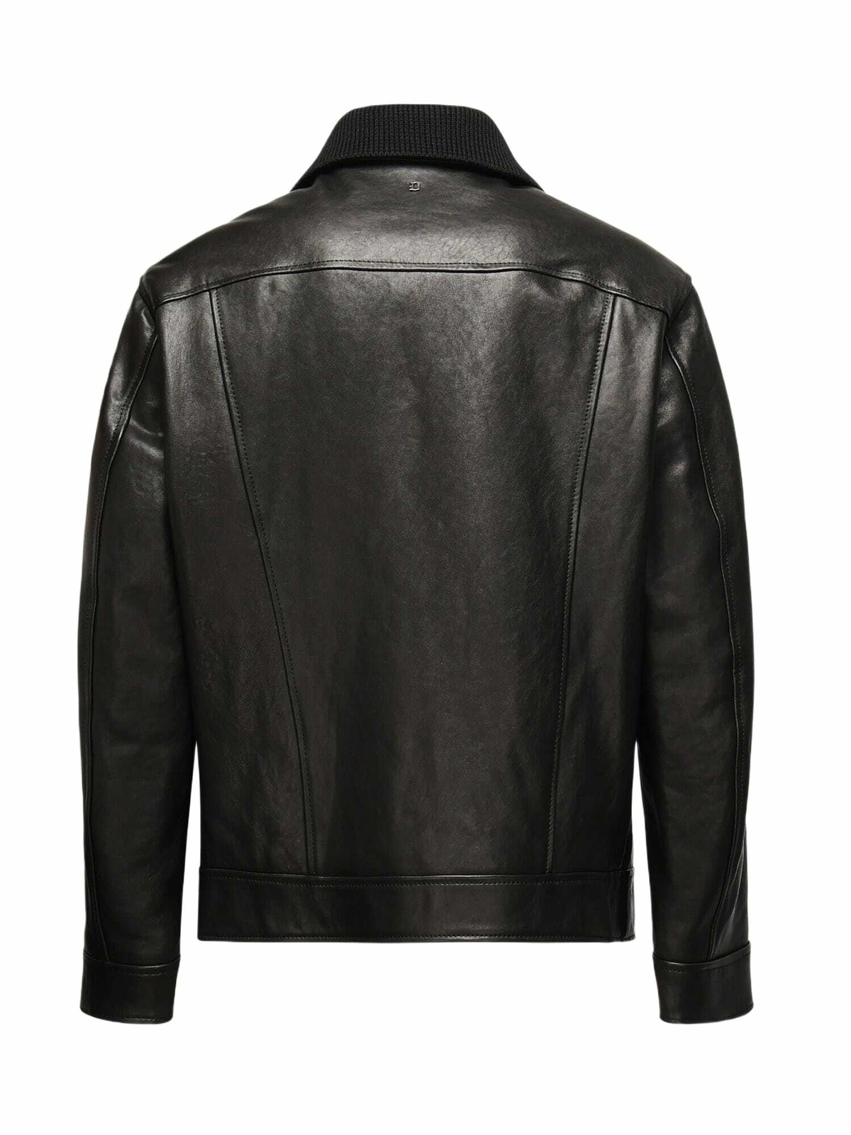 Dondup Nappa Leather Aviator Jacket