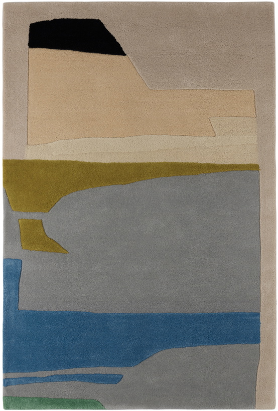 Photo: Cold Picnic Blue 'The Desert and The Sea' Rug