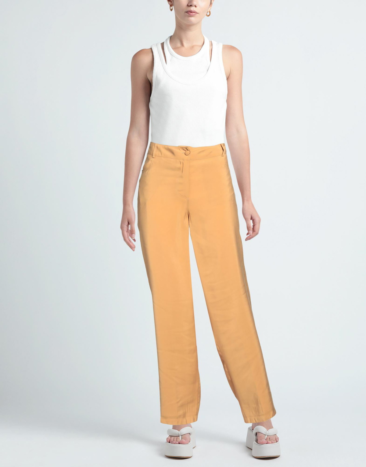 Jijil Womens Pants Camel