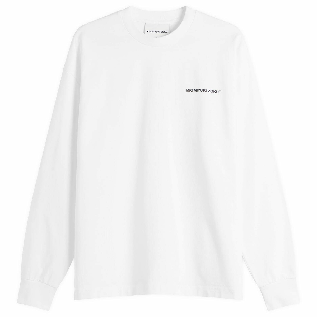 MKI Men's Uniform Long Sleeve T-Shirt in White